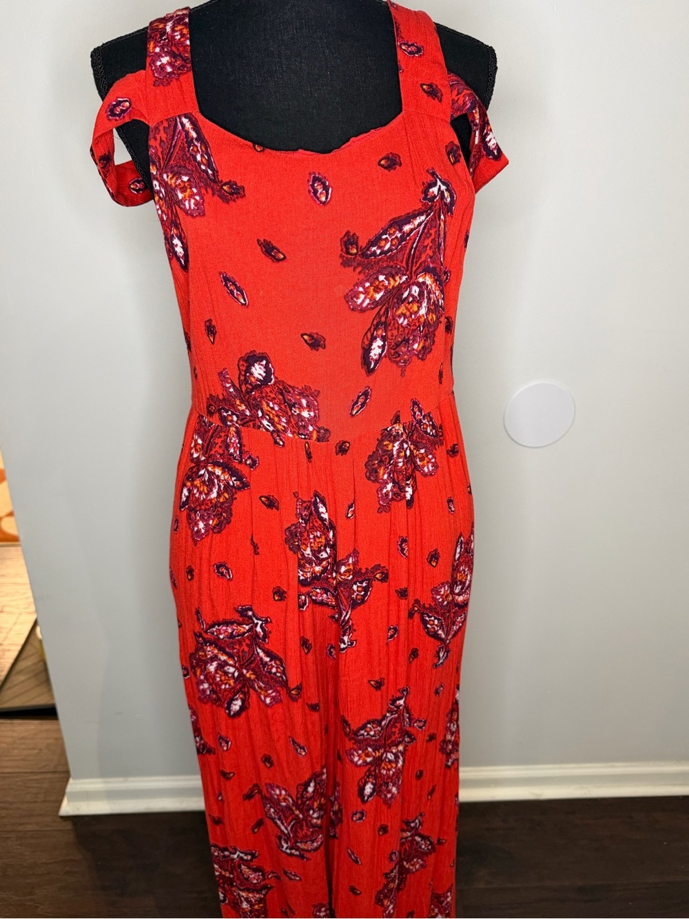 Free People, Retro Love You Love Me Jumpsuit, Size 6 - Picture 8 of 15